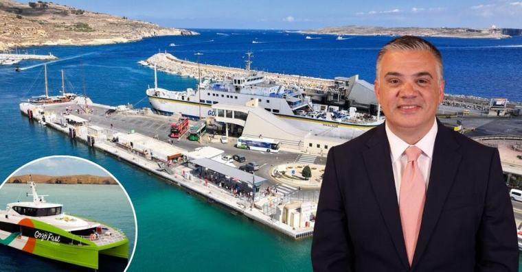 Works Underway At Mġarr Harbour To Improve Fast Ferry Facilities