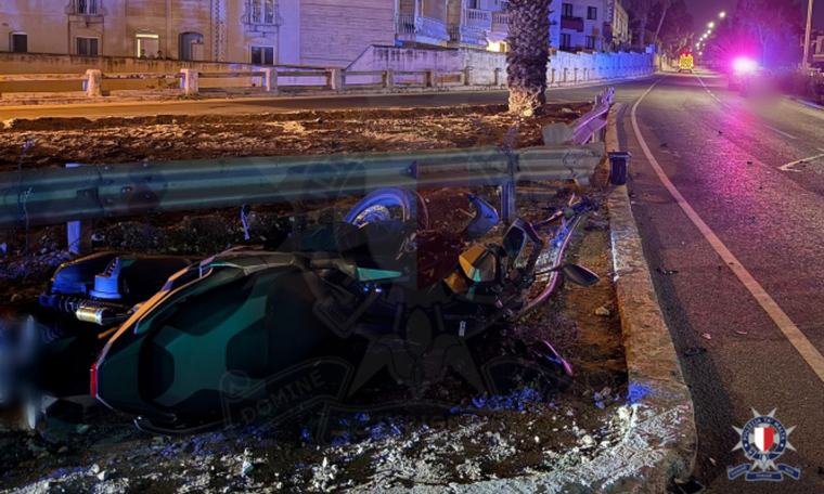 Motorcyclist left with serious injuries after 4am St Julians accident