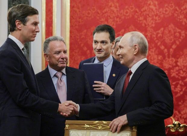 Witkoff, Kushner visit Moscow in latest push to end war in Ukraine